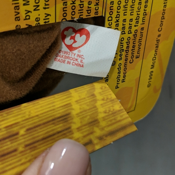 Ty Britannia The Bear with Rare Errors. - Picture 2 of 4